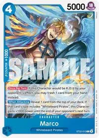 Marco (Starter Deck 22: Ace & Newgate) — One Piece Card Game Card Value