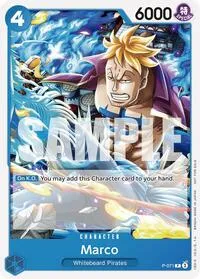 Marco Two Legends Pre Release (One Piece Promotion Cards) — One Piece Card Game Card Value