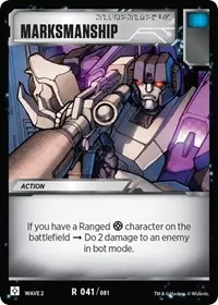 Marksmanship (Rise of the Combiners)