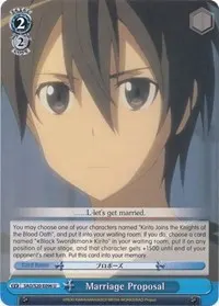Marriage Proposal (Sword Art Online)