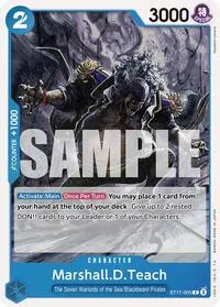 MarshallDTeach (Starter Deck 17: BLUE Donquixote Doflamingo) — One Piece Card Game Card Value