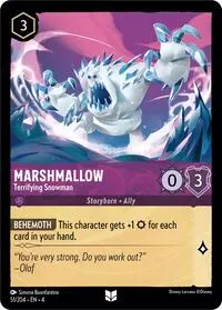 Marshmallow Terrifying Snowman (Ursula's Return)