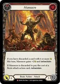 Massacre (Crucible of War) — Flesh & Blood TCG Card Value