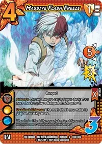 Massive Flash Freeze (UniVersus: My Hero Academia)