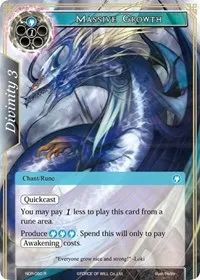 Massive Growth (New Dawn Rises) — Force of Will Card Value