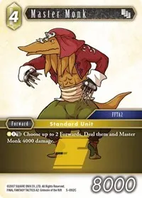 Master Monk (Opus V) — Final Fantasy TCG Card Value