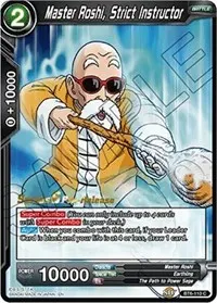 Master Roshi Strict Instructor (Destroyer Kings Pre-Release Cards)