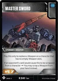 Master Sword (Titan Masters Attack)