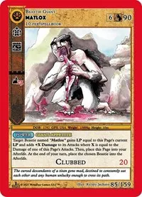 Matlox (Cryptid Nation: First Edition)