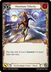 Maximum Velocity (Armory Deck: Dash) — Flesh & Blood TCG Card Value