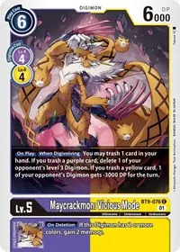 Maycrackmon Vicious Mode (X Record)