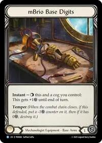 Mbrio Base Digits (Compendium of Rathe) — Flesh & Blood TCG Card Value