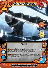 Measured Violence (UniVersus: My Hero Academia: League of Villains)