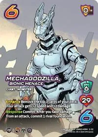 Mechagodzilla Bionic Menace (Challenger Series: Godzilla) — UniVersus Card Value