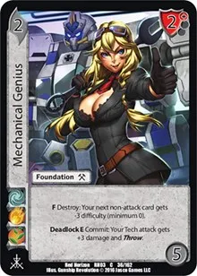 Mechanical Genius (Red Horizon: Blood Omen) — UniVersus Card Value