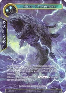 Mega Thunderfish Full Art (Ancient Nights)