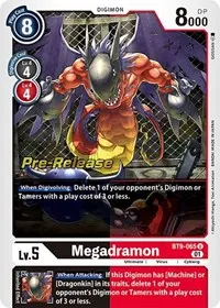 Megadramon (X Record Pre-Release Cards)
