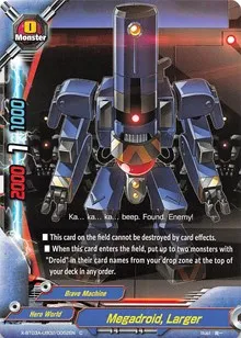 Megadroid Larger (LVL Up! Heroes & Adventurers!) — Future Card BuddyFight Card Value