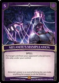 Melanites Manipulation (Echoes of Hokken)