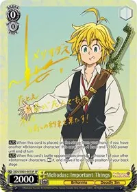 Meliodas Important Things SP (The Seven Deadly Sins)