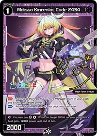 Melissa Kinrenka Code 2434 Parallel Foil (Interlude Diva)