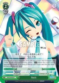 Melt (Hatsune Miku: Project DIVA F 2nd) — Weiss Schwarz Card Value