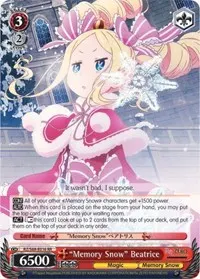 Memory Snow Beatrice (Re:ZERO Memory Snow)