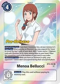 Menoa Bellucci (Double Diamond Pre-Release Cards)