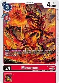 Meramon (Exceed Apocalypse) — Digimon Card Game Card Value