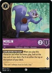 Merlin Squirrel (Rise of the Floodborn) — Lorcana TCG Card Value