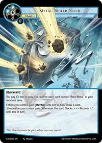 Metal Shield Solid (The Underworld of Secrets) — Force of Will Card Value