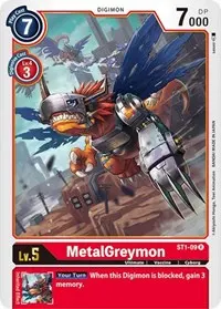 MetalGreymon (Starter Deck 01: Gaia Red)