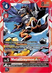 MetalGreymon ACE (Blast Ace) — Digimon Card Game Card Value