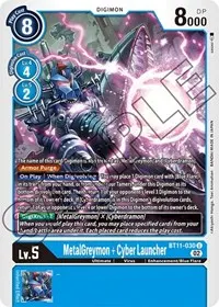 MetalGreymon plus Cyber Launcher (Dimensional Phase)