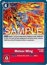 Meteor Wing (Exceed Apocalypse) — Digimon Card Game Card Value