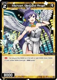Michael Blessed Angel (Diva Debut Deck D08: White Hope) — WIXOSS Card Value