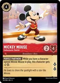 Mickey Mouse Enthusiastic Dancer (Shimmering Skies)