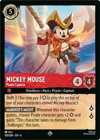 Mickey Mouse Pirate Captain (Azurite Sea)
