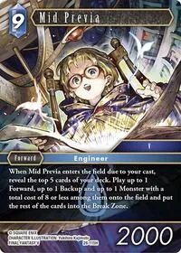 Mid Previa (Gunslinger in the Abyss) — Final Fantasy TCG Card Value