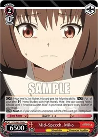 Mid Speech Miko (Kaguya-Sama: Love is War?)