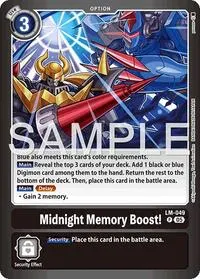 Midnight Memory Boost (Limited Card Pack -Billion Bullet-)