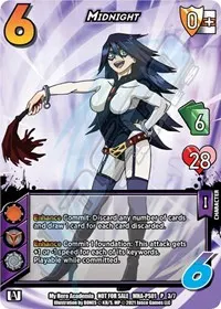 Midnight Provisional Showdown 1 (UniVersus: My Hero Academia Promo Cards)