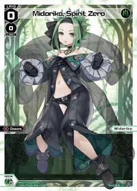 Midoriko Spirit Zero Parallel Foil (Concord Diva)