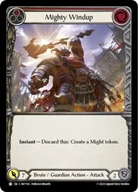 mighty windup red (Heavy Hitters) — Flesh & Blood TCG Card Value