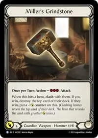 miller s grindstone (Blitz Deck: Heavy Hitters - Victor)