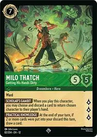 Milo Thatch Getting His Hands Dirty (Wilds Unknown)