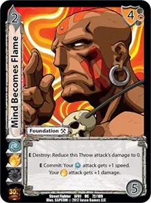 Mind Becomes Flame (Street Fighter CCG)