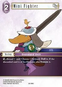 Mini Fighter (Gunslinger in the Abyss) — Final Fantasy TCG Card Value