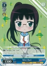 Mini Ruri (NISEKOI -False Love-) — Weiss Schwarz Card Value
