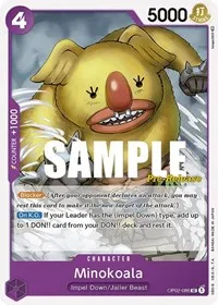 Minokoala (Paramount War Pre-Release Cards) — One Piece Card Game Card Value